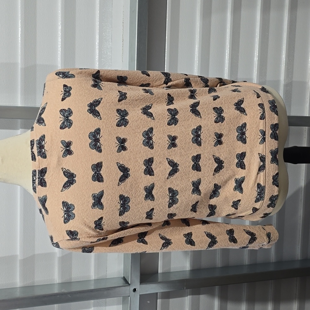 Peach  butterfly print sweater shirt  from H&M Size‎ Small - Picture 4 of 12